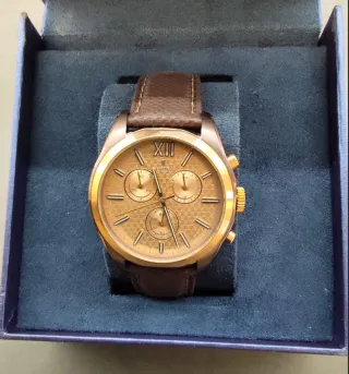 Reloj Festina Oro Rosa y Marrón