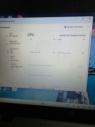 Ordenador portátil HP INTEL ICORE 7, 10RAM , win11