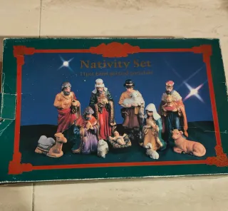 Belén Navidad porcelana