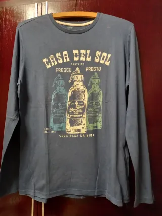 Sudadera PROMOD Gris Talla M
