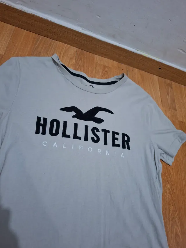 Camiseta Hollister Gris Logo California