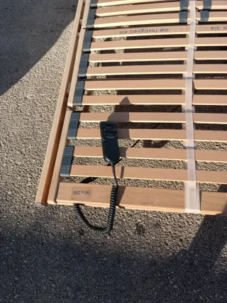 Somier de madera y plástico