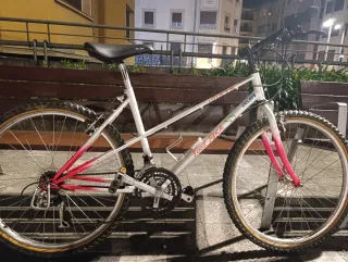 Bicicleta montaña mujer rosa