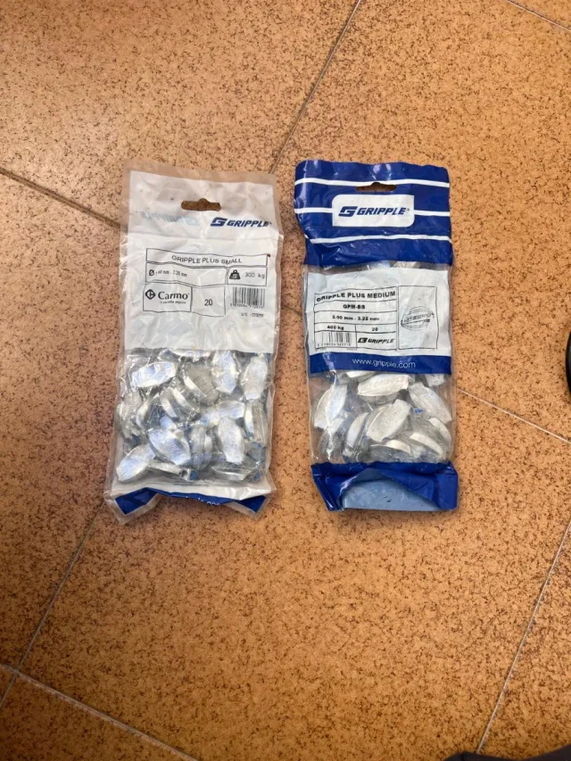 Gripples medianos/pequeños.