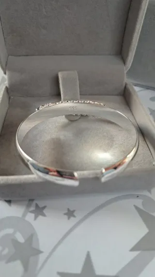 Brazalete Plata 999 Pavo Real