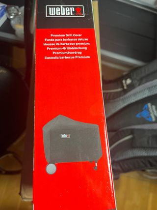 Fodera per barbecue Weber Premium Nero