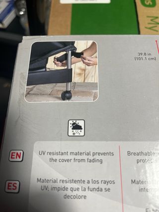 Fodera per barbecue Weber Premium Nero