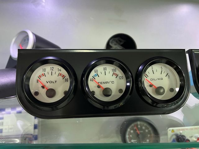 Relógios tipo VDO 52mm (Volt, Temp, Oil)