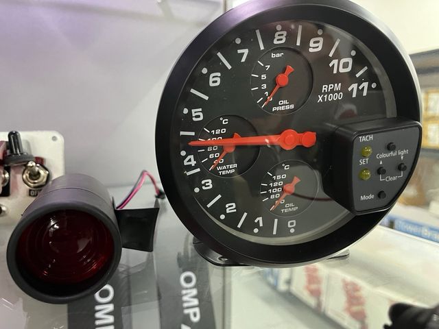 Relógios tipo VDO 52mm (Volt, Temp, Oil)