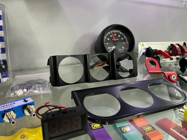 Relógios tipo VDO 52mm (Volt, Temp, Oil)