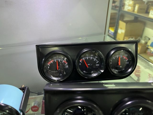 Relógios tipo VDO 52mm (Volt, Temp, Oil)