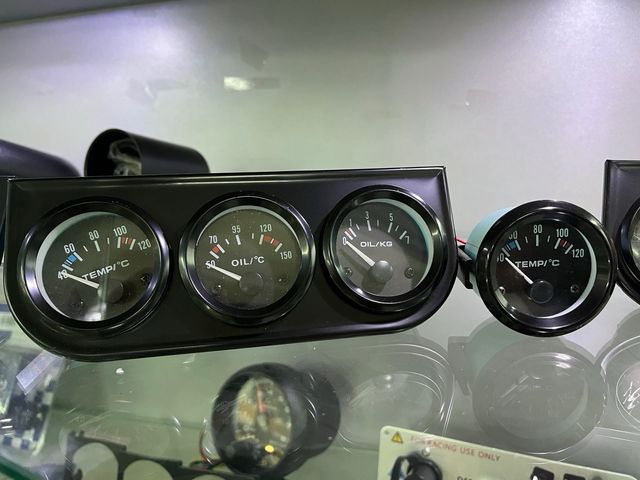 Relógios tipo VDO 52mm (Volt, Temp, Oil)