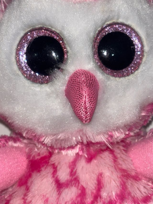 Pack 2 Peluches Ty Unicornio y Búho y Llaveros Pel