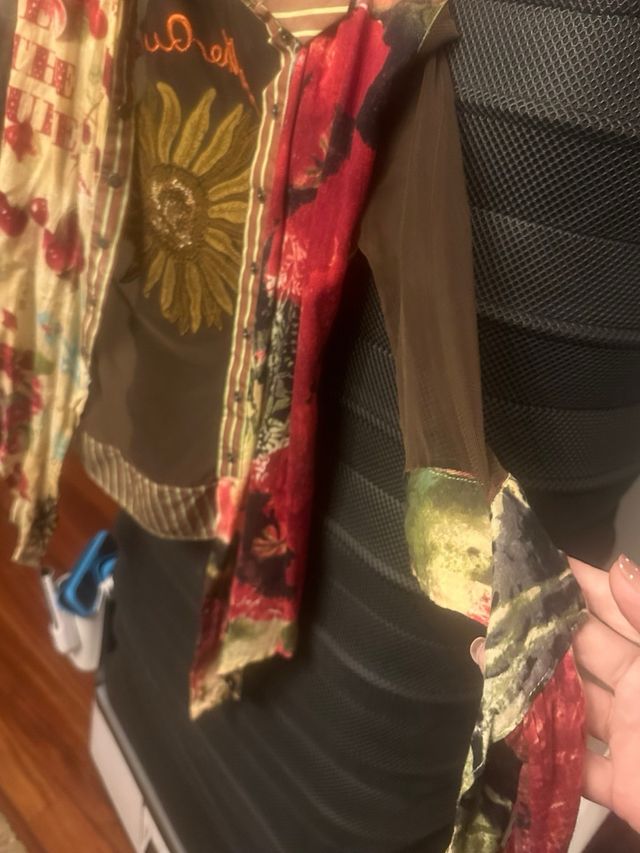 Camisa Save the Queen rayas rosa y marrón