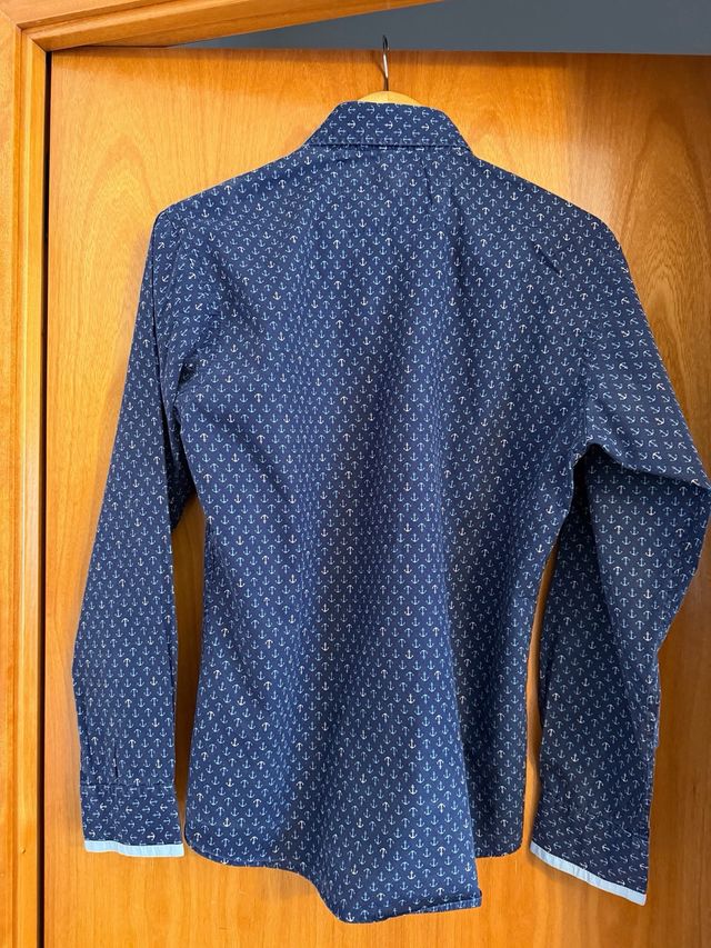 Camisa azul Greek Street 52