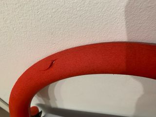 Escalera plegable 2 peldaños roja