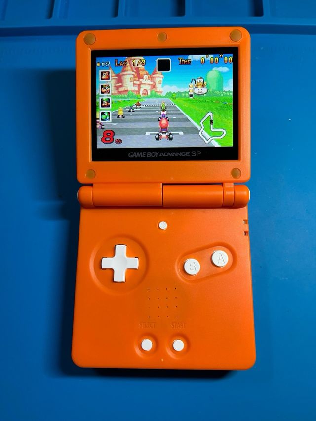 Nintendo Game Boy SP Naranja IPS