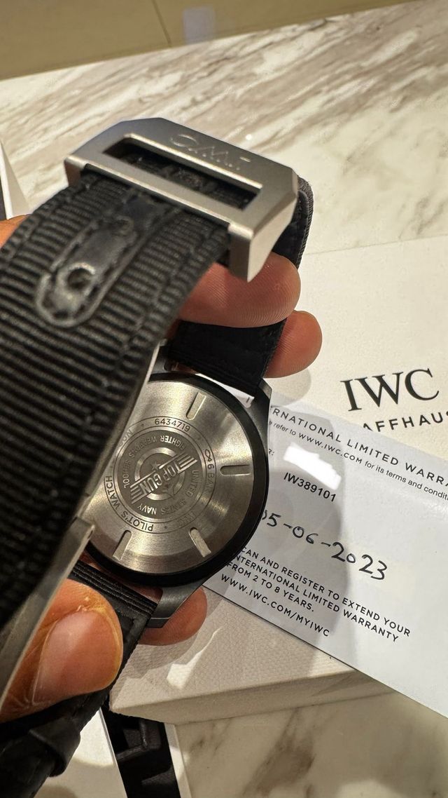 IWC Schaffhausen Reloj Top Gun Cronógrafo
