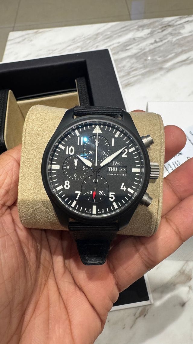 IWC Schaffhausen Reloj Top Gun Cronógrafo