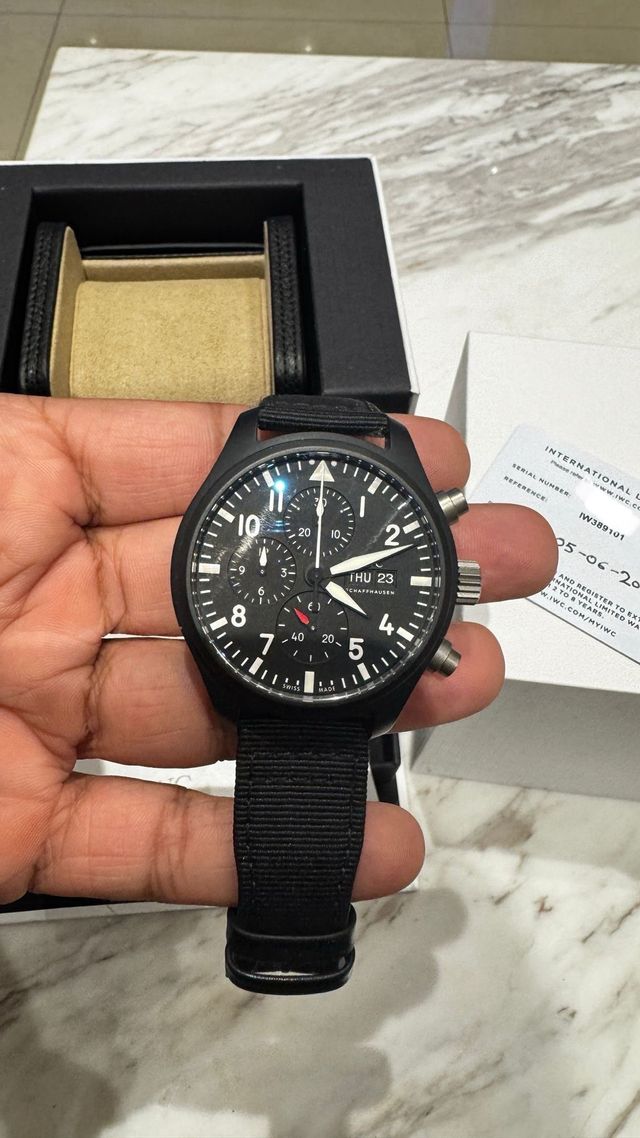 IWC Schaffhausen Reloj Top Gun Cronógrafo