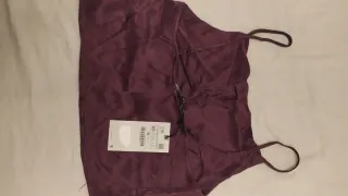 Top tirantes púrpura XS