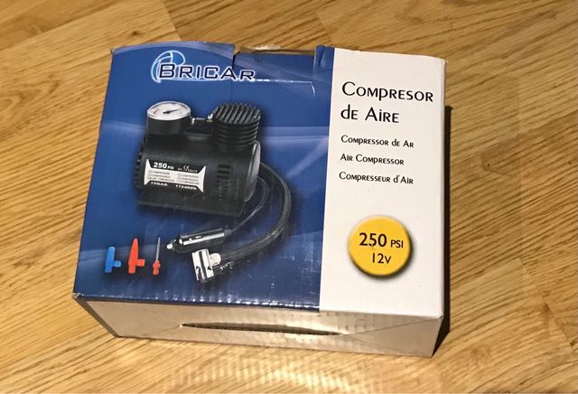 Mini Compresor de Aire BRICAR 250 PSI 12V