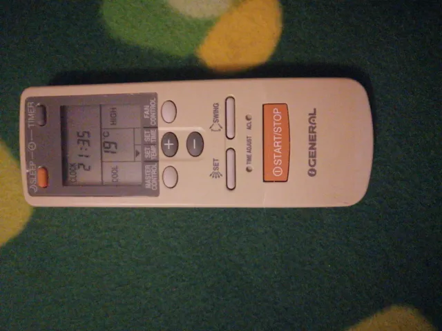 Controle remoto General Aire Acondicionado