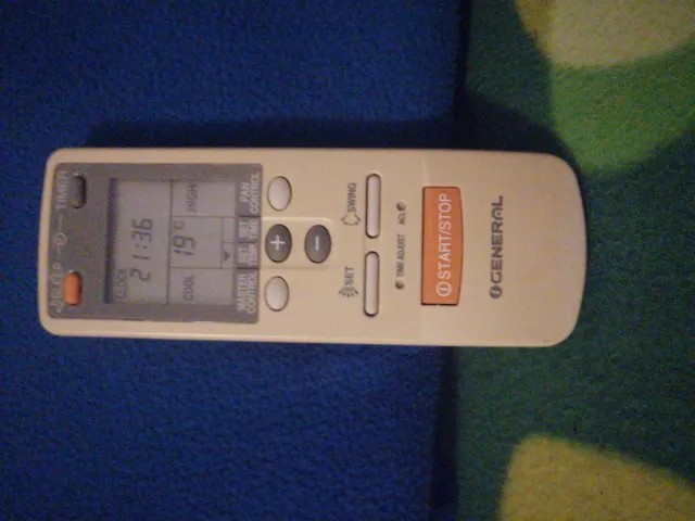 Controle remoto General Aire Acondicionado