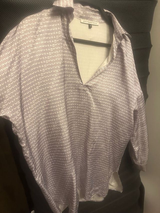 Camisa Adolfo Domínguez Morada Talla XS