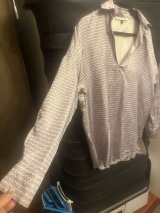 Camisa Adolfo Domínguez Morada Talla XS