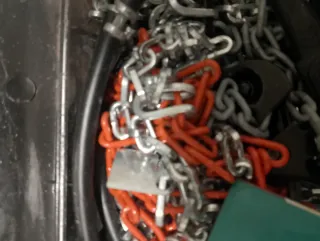 Catene da neve auto mai usate.