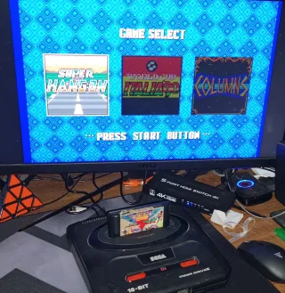 Sega Mega Drive II Negra