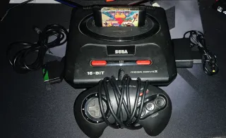 Sega Mega Drive II Negra