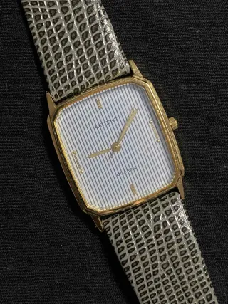 Orient Tank Vintage Quartz Old Money Raro NOS