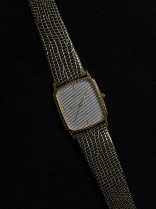 Orient Tank Vintage Quartz Old Money Raro NOS