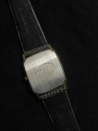 Orient Tank Vintage Quartz Old Money Raro NOS