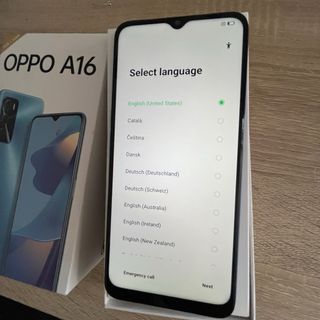 Oppo A16 blu · Nuovo · Con scatola e caricabatterie