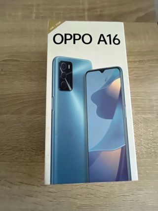 Oppo A16 blu · Nuovo · Con scatola e caricabatterie