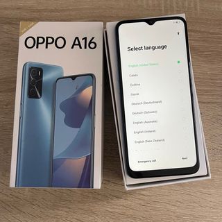 Oppo A16 blu · Nuovo · Con scatola e caricabatterie