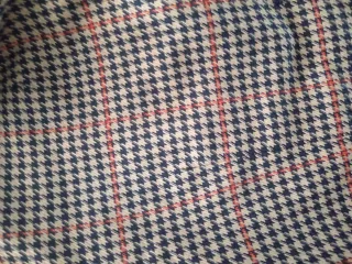 Americana Zara cuadros marrón y rojo