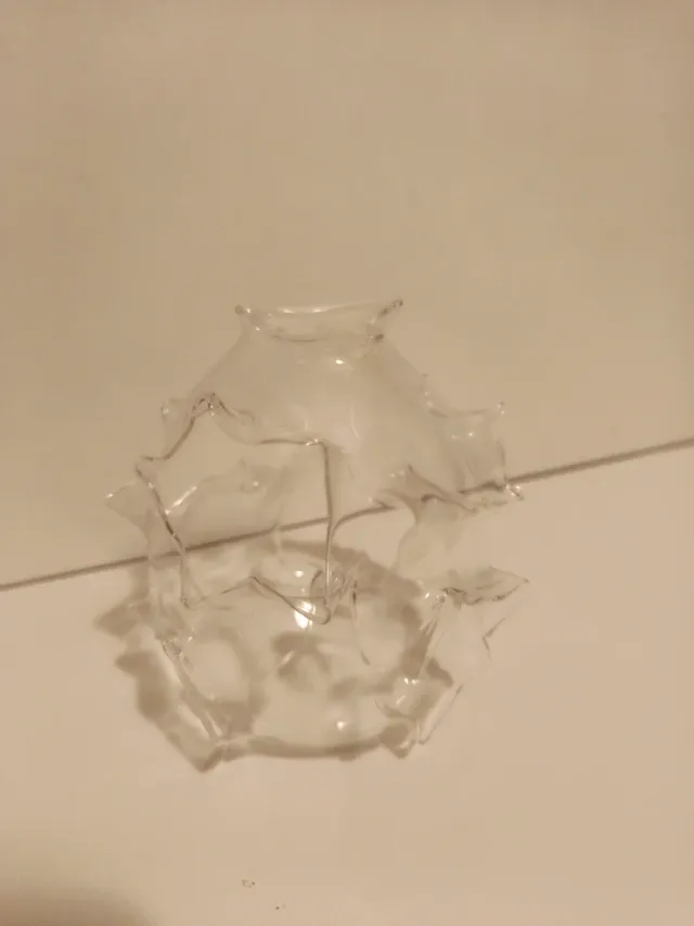 Vidrio soplado abstracto