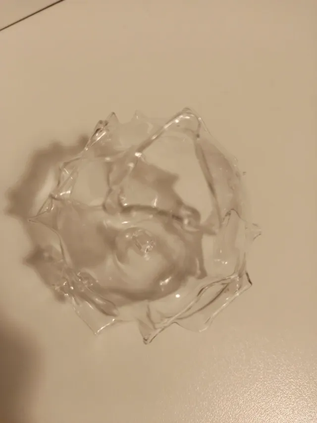 Vidrio soplado abstracto