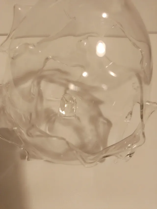 Vidrio soplado abstracto