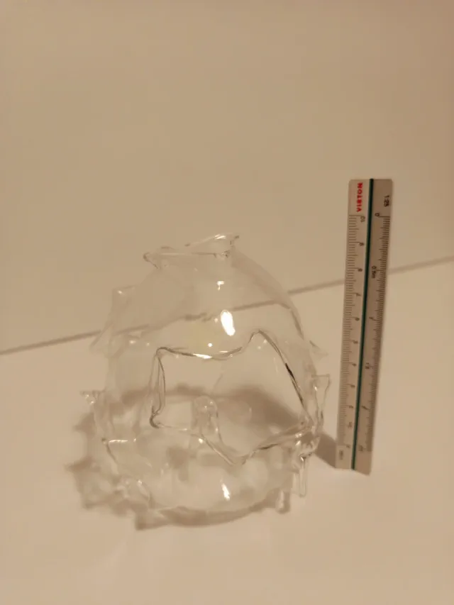 Vidrio soplado abstracto