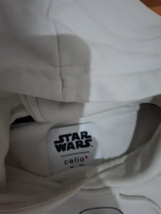 Sudadera Celio Star Wars Blanca