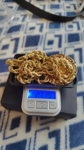 Cordón colgante oro 18k