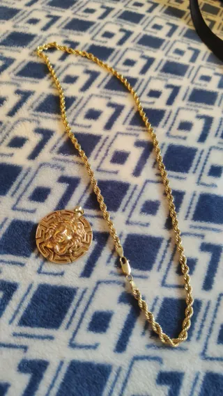 Cordón colgante oro 18k