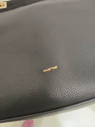 Bolso Parfois Negro Portadocumentos/Ordenador