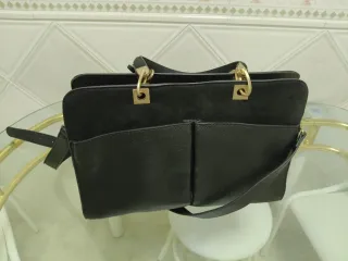 Bolso Parfois Negro Portadocumentos/Ordenador