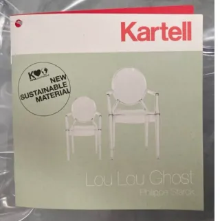 Sedia Kartell Lou Ghost Trasparente Nuova!!